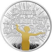 2 Pounds - Charles III Dame Shirley Bassey; Silver Proof, United Kingdom, 2023 reverse image