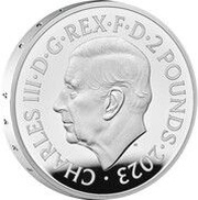 2 Pounds - Charles III The Police; Silver Proof obverse image