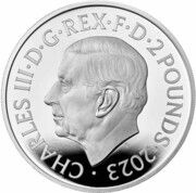 2 Pounds - Charles III Morgan Le Fay; Silver Proof obverse image