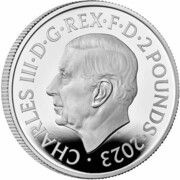2 Pounds - Charles III 1oz Fine Silver obverse image