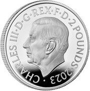 2 Pounds - Charles III R2D2 and C3PO; Silver Proof obverse image