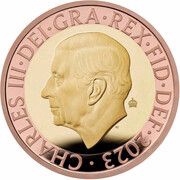 2 Pounds - Charles III National Flowers; Gold Proof obverse image