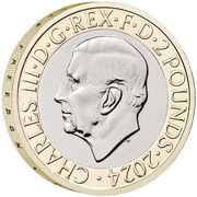 2 Pounds - Charles III Sir Winston Churchill obverse image