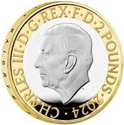 2 Pounds - Charles III National Gallery; Silver Proof obverse image
