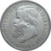 1000 Réis - Pedro II obverse image