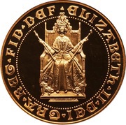 5 Sovereigns- Elizabeth II Gold Sovereign Anniversary obverse image