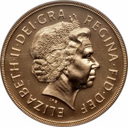 5 Sovereigns - Elizabeth II 4th portrait obverse image