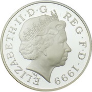 5 Pounds - Elizabeth II Diana, Princess of Wales; Silver Proof obverse image