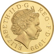 5 Pounds - Elizabeth II Diana, Princess of Wales; Gold Proof obverse image