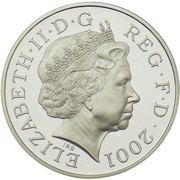 5 Pounds - Elizabeth II Queen Victoria; Silver Proof obverse image