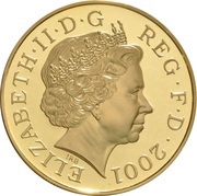 5 Pounds - Elizabeth II Queen Victoria; Gold Proof obverse image