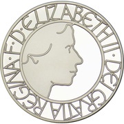 5 Pounds - Elizabeth II Coronation Jubilee; Silver Proof obverse image