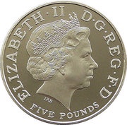 5 Pounds - Elizabeth II Horatio Nelson; Silver Proof obverse image