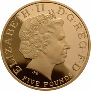 5 Pounds - Elizabeth II Queen Elizabeth I; Gold Proof obverse image