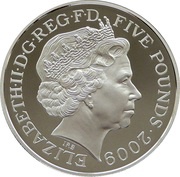 5 Pounds - Elizabeth II Angel of the North; Silver Proof obverse image