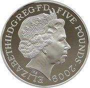 5 Pounds - Elizabeth II Big Ben; Silver Proof obverse image