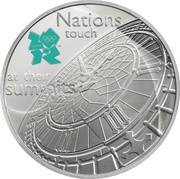 5 Pounds - Elizabeth II Big Ben; Silver Proof, United Kingdom, 2009 reverse image