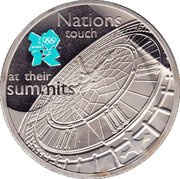 5 Pounds - Elizabeth II 4th portrait; Big Ben, United Kingdom, 2009 reverse image