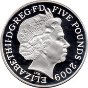 5 Pounds - Elizabeth II Flying Scotsman; Silver Proof obverse image