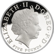 5 Pounds - Elizabeth II XXX Olympiad, Countdown 3; Silver Piedfort obverse image