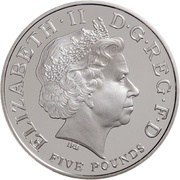 5 Pounds - Elizabeth II XXX Olympiad, Countdown 2; Silver Proof obverse image