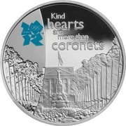 5 Pounds - Elizabeth II The Mall; Silver Proof, United Kingdom, 2010 reverse image