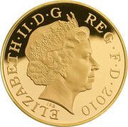 5 Pounds - Elizabeth II Restoration of the Monarchy; Gold Proof obverse image