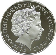 5 Pounds - Elizabeth II Giant's Causeway; Silver Proof obverse image