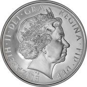 5 Pounds - Elizabeth II Prince Philip 90th Birthday; Silver Proof obverse image