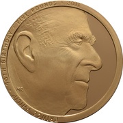 5 Pounds - Elizabeth II Prince Philip 90th Birthday; Gold Proof, United Kingdom, 2011 reverse image