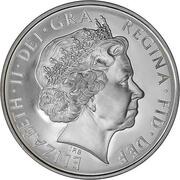 5 Pounds - Elizabeth II Prince Philip 90th Birthday; Silver Piedfort obverse image