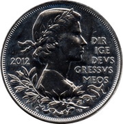 5 Pounds - Elizabeth II Diamond Jubilee, United Kingdom, 2012 reverse image