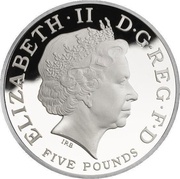5 Pounds - Elizabeth II XXX Olympiad, Countdown 0; Silver Proof obverse image