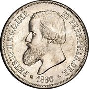 2000 Réis - Pedro II obverse image