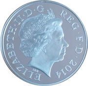 5 Pounds - Elizabeth II Trafalgar Square; Silver Proof obverse image