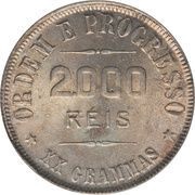 2000 Réis, Brazil, 1906-1912 reverse image