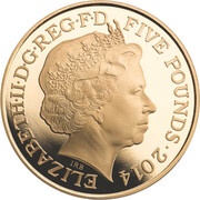 5 Pounds - Elizabeth II Home Front; Gold Proof obverse image