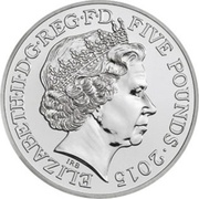 5 Pounds - Elizabeth II 4th portrait; Winston Churchill obverse image