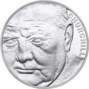 5 Pounds - Elizabeth II 4th portrait; Winston Churchill, United Kingdom, 2015 reverse image