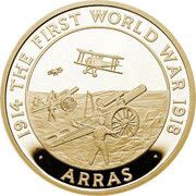 5 Pounds - Elizabeth II Arras; Gold Proof, United Kingdom, 2017 reverse image