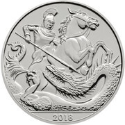 5 Pounds - Elizabeth II 5th portrait; Royal Birthday, United Kingdom, 2018 reverse image