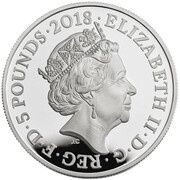 5 Pounds - Elizabeth II Blackpool; Silver Proof obverse image