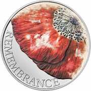 5 Pounds - Elizabeth II 5th Portrait; Remembrance Day 2018, United Kingdom, 2018 reverse image