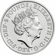 5 Pounds - Elizabeth II 5th Portrait; The Nutcracker obverse image