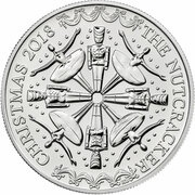 5 Pounds - Elizabeth II 5th Portrait; The Nutcracker, United Kingdom, 2018 reverse image