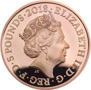 5 Pounds - Elizabeth II Women in Factories; Gold Proof obverse image