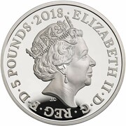 5 Pounds - Elizabeth II Royal Air Force; Silver Proof obverse image