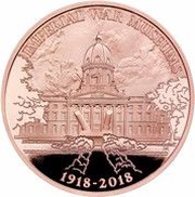 5 Pounds - Elizabeth II Imperial War Museums; Gold Proof, United Kingdom, 2018 reverse image