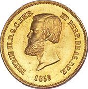 5000 Réis - Pedro II obverse image