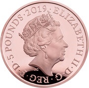 5 Pounds - Elizabeth II Yeoman Warders; Gold Proof obverse image